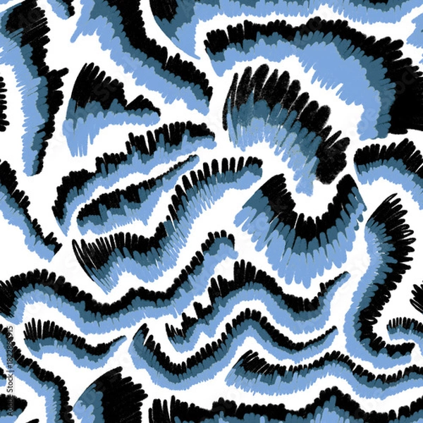 Obraz Abstract pattern design. Seamless doodle pattern.