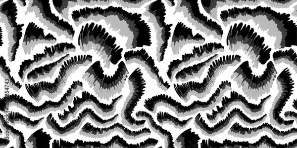 Obraz Abstract pattern design. Seamless doodle pattern.
