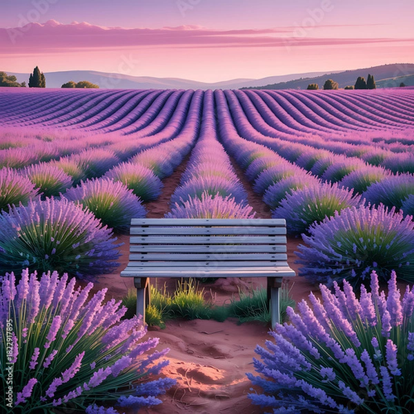 Obraz Lavender Field Serenity