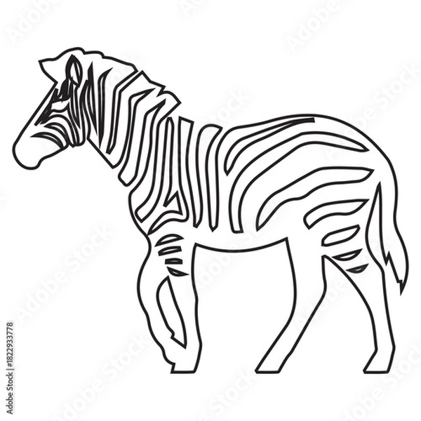 Obraz Zebra Illustration