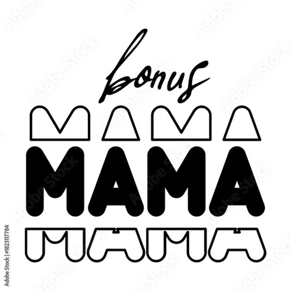 Obraz Bonus Mama SVG