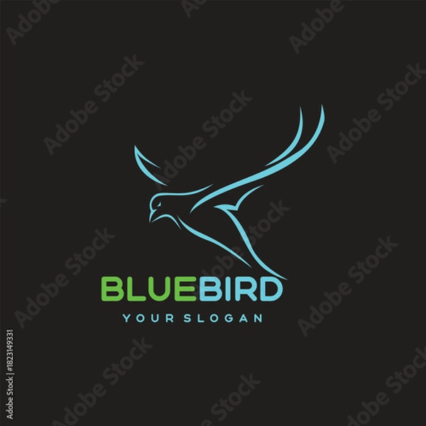 Fototapeta logo bird logo