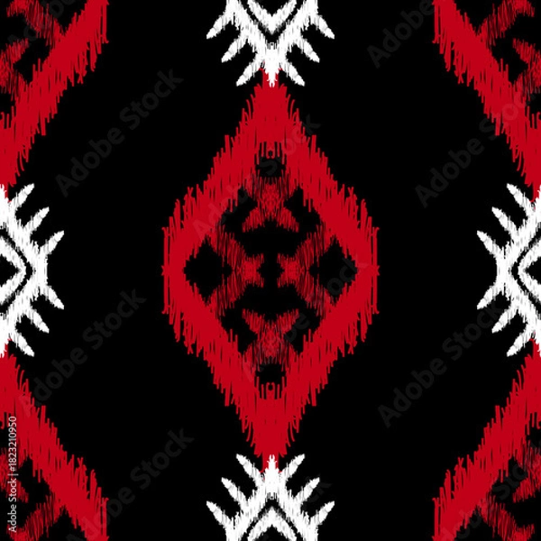 Fototapeta seamless knitted pattern