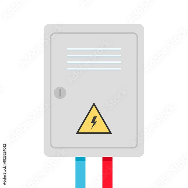 Obraz Electrical cabinet in PNG.