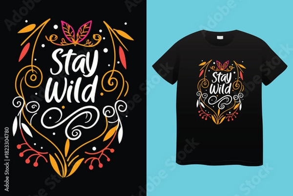 Obraz Mountain T Shirt Design