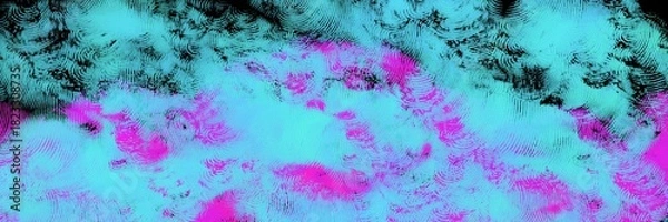 Fototapeta Soft neon pink gradient cloud texture, seamless dreamy background, perfect for beauty branding, wellness, romantic social media posts