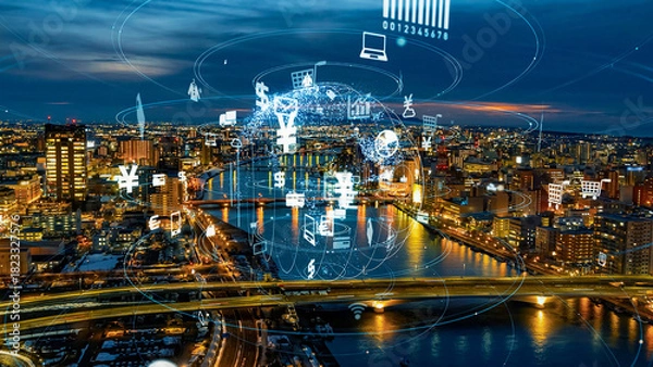 Obraz 都市, 社会, ネットワーク, ビジネス, アプリ, 金融, 経済, raas, eコマース, 商業, 取引, フィンテック, 仮想通貨, 電子マネー, 暗号通貨, クレジット, キャッシュレス, 決済, ショッピング, 買い物, 小売業, 市場, マーケティング, 商品, 統計, 分析, 管理, 顧客, 卸売業, 流通, マネー, お金, コスト, 経営, テクノロジー, テック, データ, ス