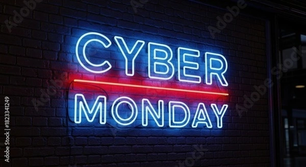 Obraz Get Ready for Cyber Monday Online Shopping Event