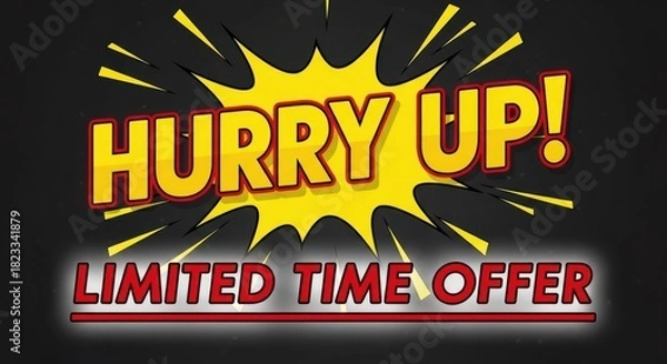 Fototapeta Act fast for a special limited time offer