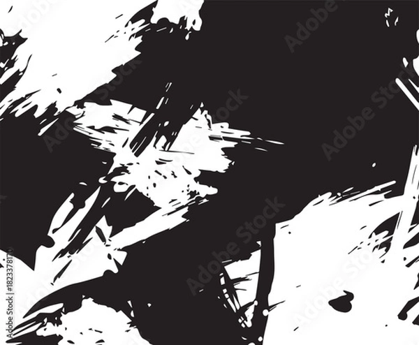 Obraz Abstract Bold Brushstroke Pattern