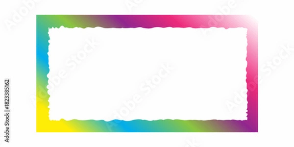 Obraz abstract_background, vibrant_colors, rectangular_frame, gradient_transition, dynamic_composition, minimalist_design