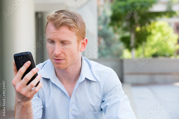 Obraz Bad news text message
