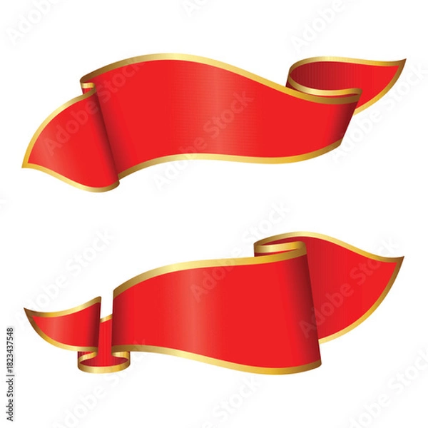 Obraz luxurious premium ribbon vector