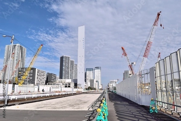 Obraz 【東京都中央区】晴海 清掃工場方面