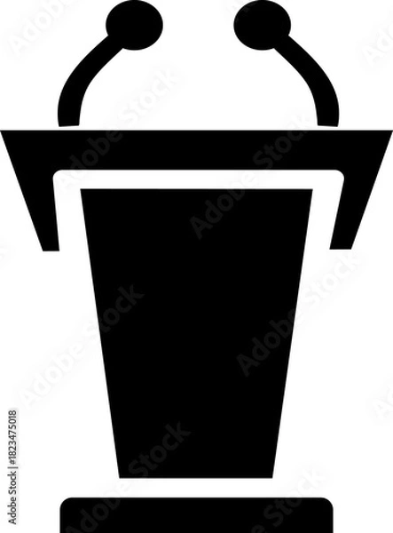 Fototapeta Speech Icon Vector Illustration