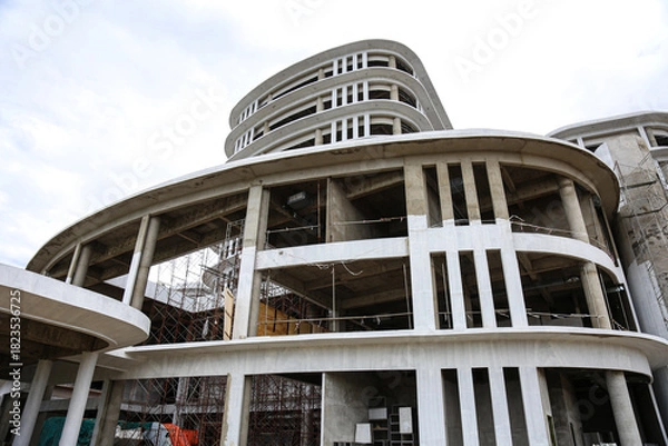 Obraz Modern Architectural Structure Under Construction