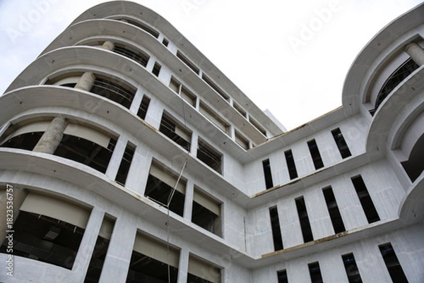 Obraz Modern Architectural Structure Under Construction