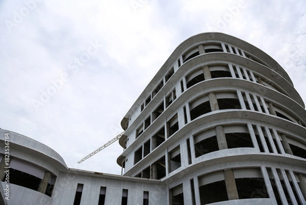 Obraz Modern Architectural Structure Under Construction