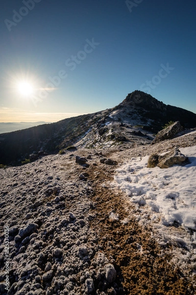 Obraz 安達太良山の朝_福島の山