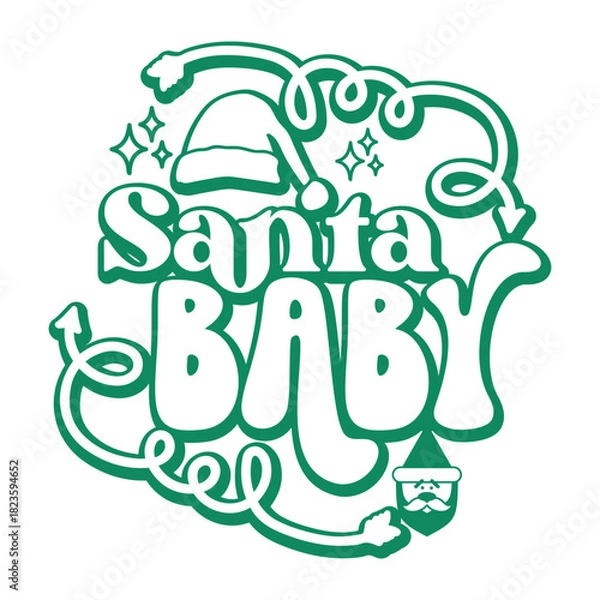 Obraz Santa baby