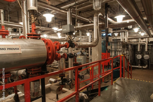 Obraz Heat exchanger station