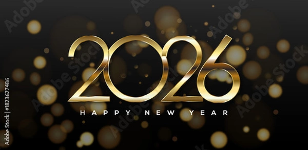 Obraz Happy New Year 2026 Background