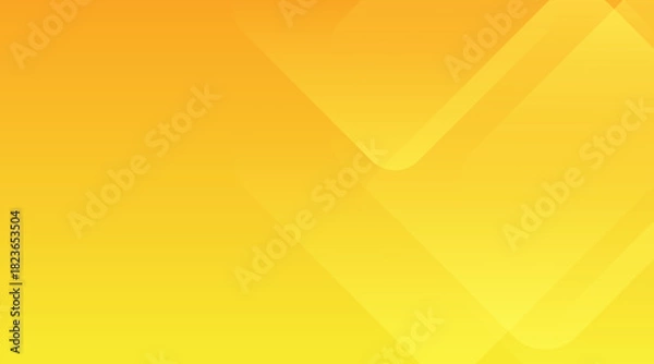 Fototapeta Yellow abstract background with layered geometric shapes and soft gradients.