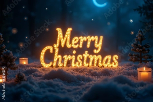 Obraz merry christmas 