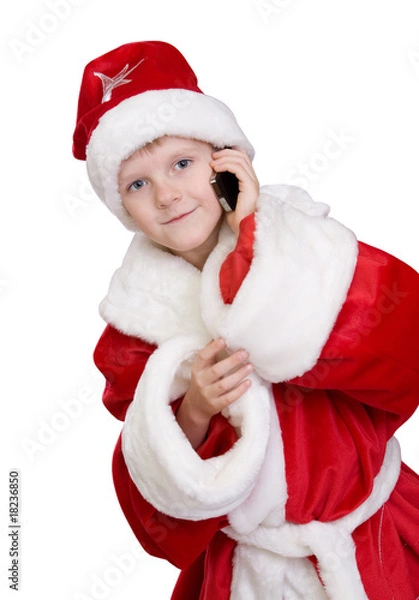 Obraz Little Santa boy