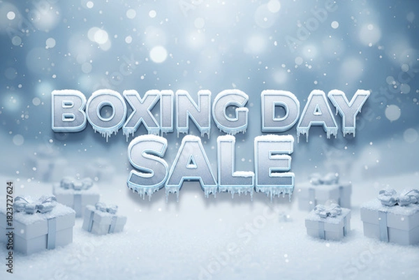 Fototapeta Boxing Day Sale - Up to 70% Off Everything, Massive Boxing Day Deals & Discounts, Shop the Best Boxing Day Clearance Event, Huge Boxing Day Savings: Don't Miss Out!, Biggest Boxing Day Sale of the Yea