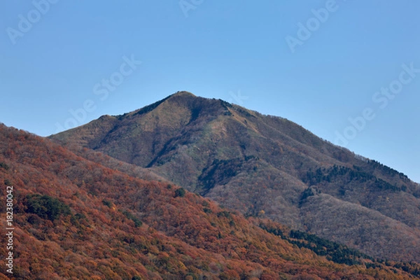 Fototapeta 蒜山高原から望む烏ケ山