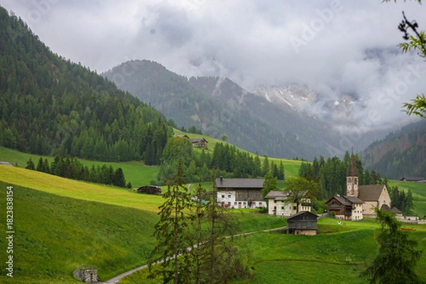 Obraz swiss mountain landscape