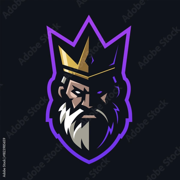 Obraz King mascot Logo