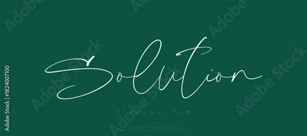 Obraz Display font, ideal for sports branding, posters, and dynamic graphics