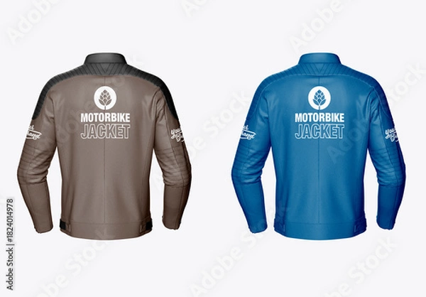 Obraz Motorbike Jacket Leather Mockup