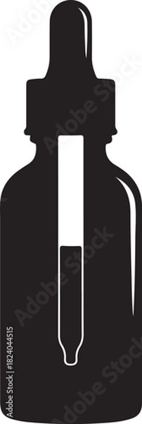 Fototapeta Dropper bottle pipette medical icon