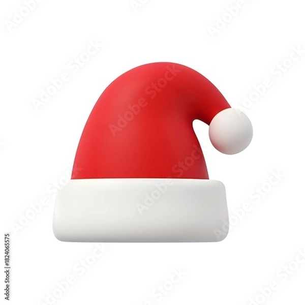 Fototapeta 3D Santa hat icon