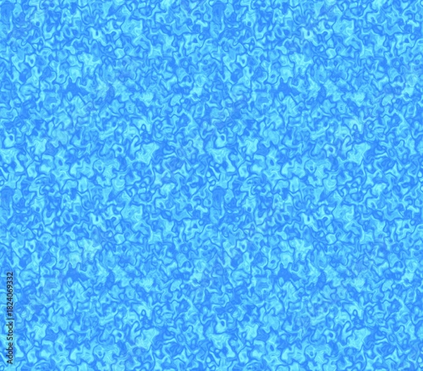 Fototapeta Abstract Swirling Blue Marble Texture Seamless Pattern, Fluid Waves Design in Shades of Azure, Navy, Cyan, and Indigo