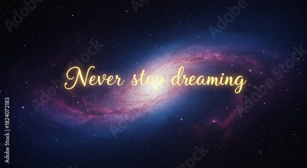 Obraz Dreamy nebula inspires to persist