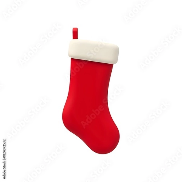 Fototapeta 3D Christmas stocking icon