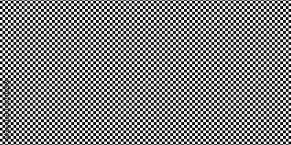 Obraz Black and white checkered pattern, Checkerboard seamless pattern