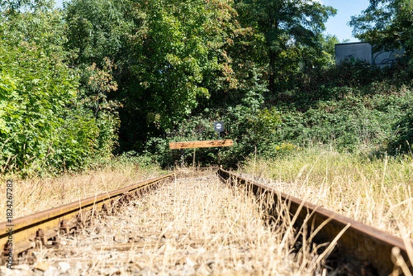 Obraz verlassenes Abstellgleis