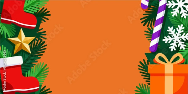 Fototapeta Christmas background image