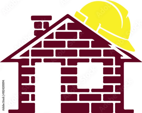 Obraz Professional construction company logo vector image