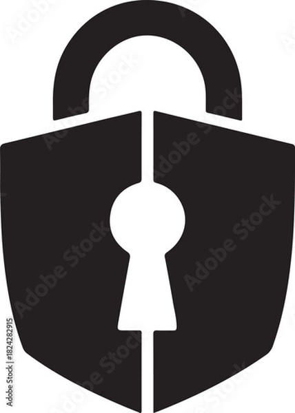 Obraz Security logo icon vector image