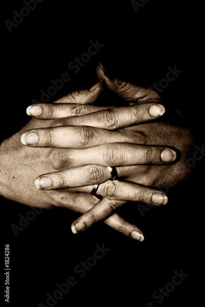 Obraz gefaltete hände
