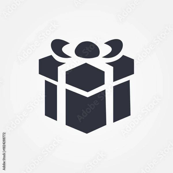 Fototapeta gift box icon symbol illustration vector eps10 logo template design pattern seamless bright minimal design flat design realistic style simple design modern design