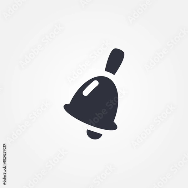 Fototapeta bell icon symbol illustration vector eps10 logo template design pattern seamless bright minimal design flat design realistic style simple design modern design