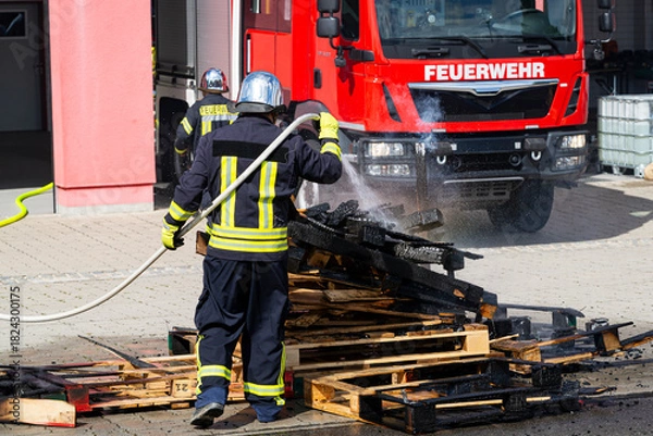 Obraz Löschen eines Brandes