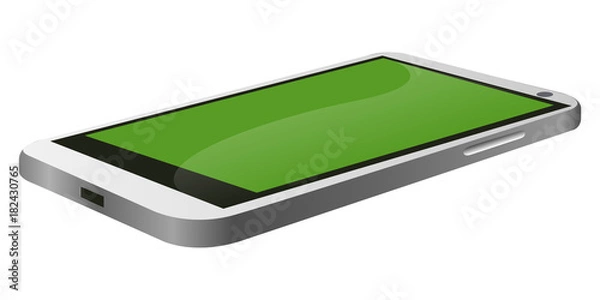 Fototapeta Isolated cellphone icon